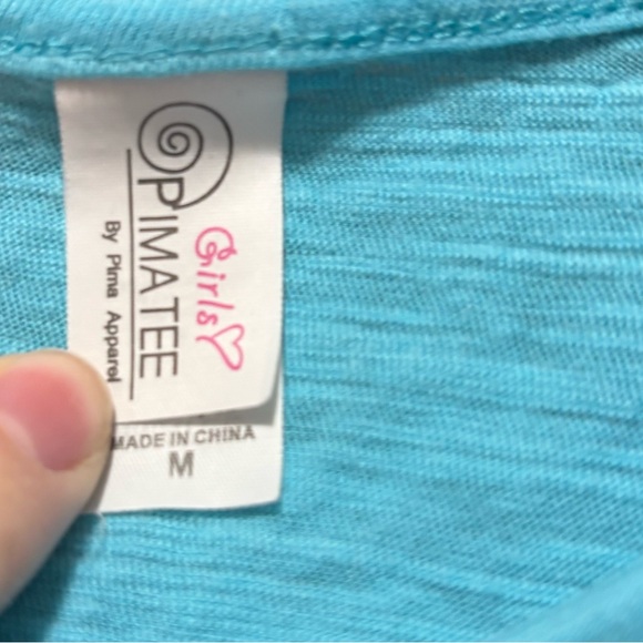 Girl's Blue T-Shirt - Perfectly Sweet Design - Picture 2 of 3